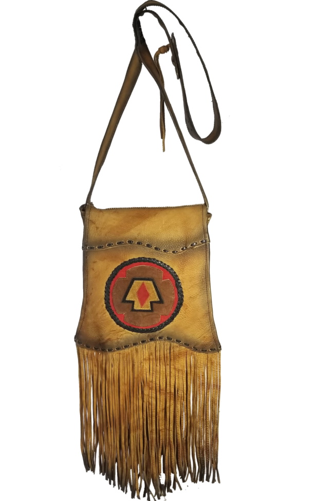 (image for) Fringe Leather Medicine Shoulder Cross Body Bag